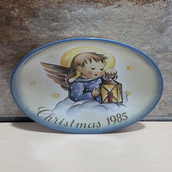 Schmid Hummel Christmas 1985 Heavenly Light Decorative Wall Hanging Plate - Picture 3 of 11